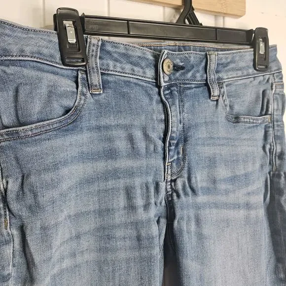 American Eagle Medium Wash Jegging Size 8 Regular - Picture 2 of 8